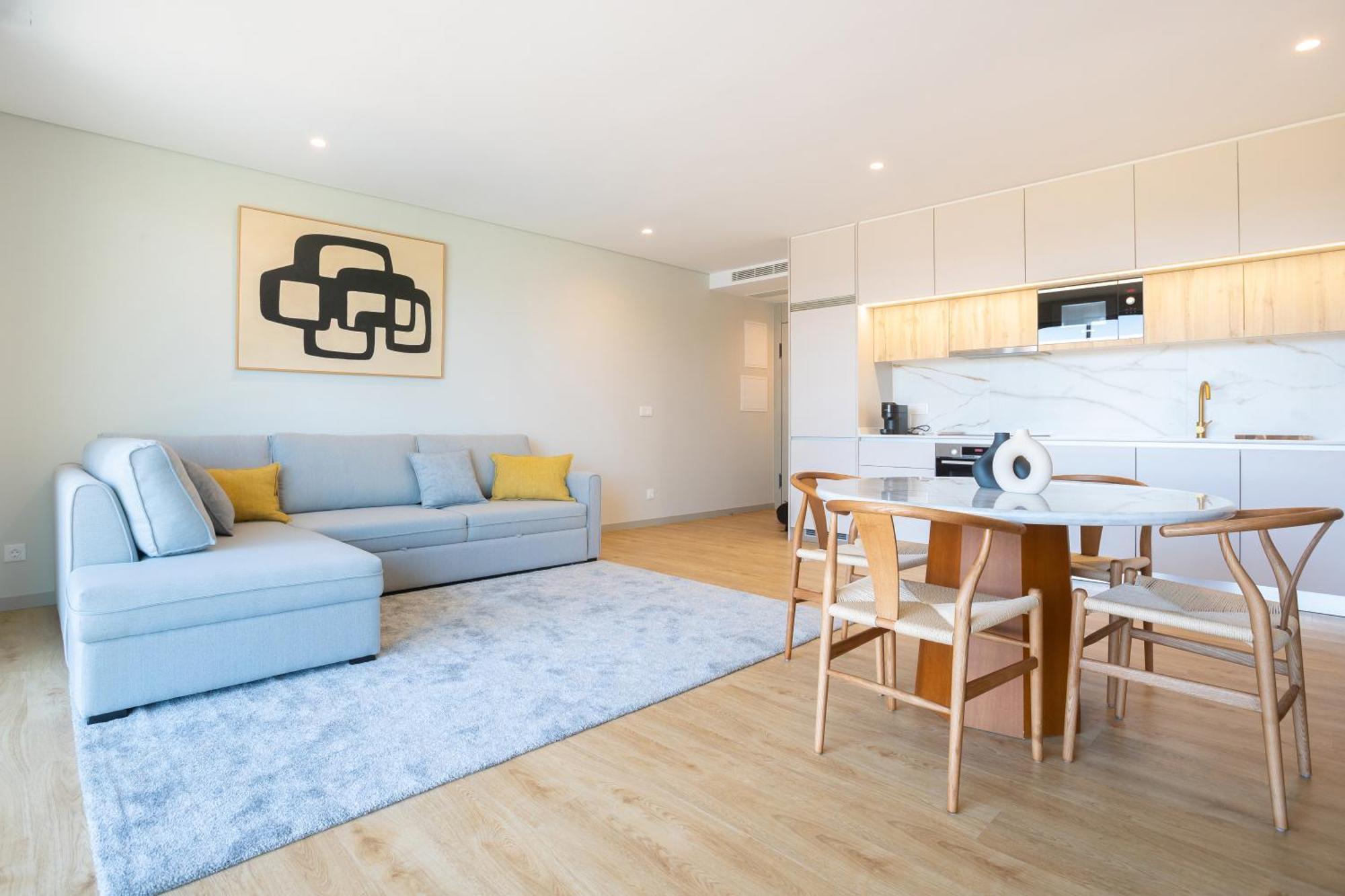 Ferienwohnung Brand New Luxurious Ap T2 - Amazing View- With Garage Vila Nova de Gaia Exterior foto